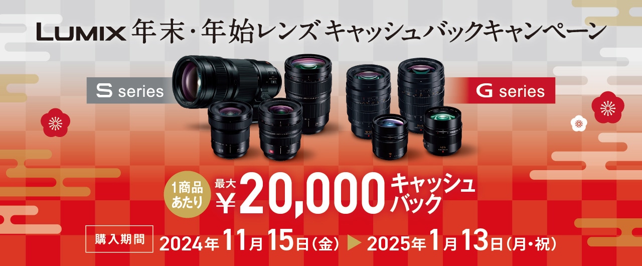 LUMIX あかい Gシリーズ 14-140mmレンズ付きカメラ