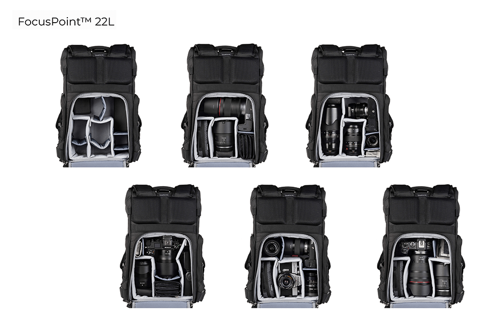 フォーカスポイント 22L 収納例